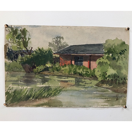水彩小品 1幅	