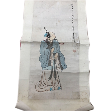 国画《李白》	