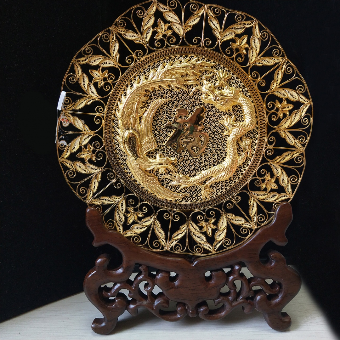足金工艺摆件 1件