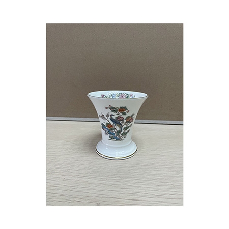 英国Wedgwood KUTANI CRANE描金凤穿牡丹小花插