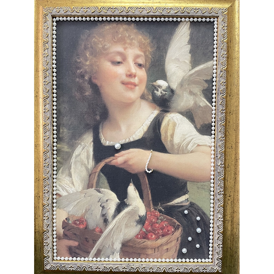 欧洲装饰挂画《少女》