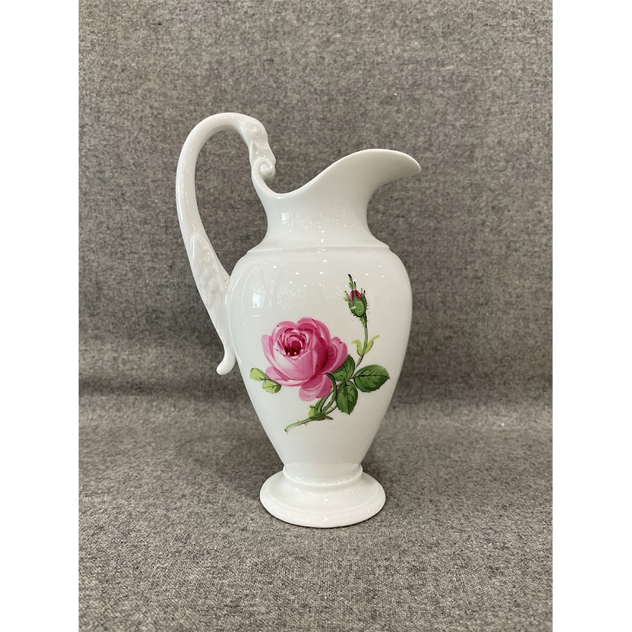 德国梅森ROSE天鹅把手水壶形花插