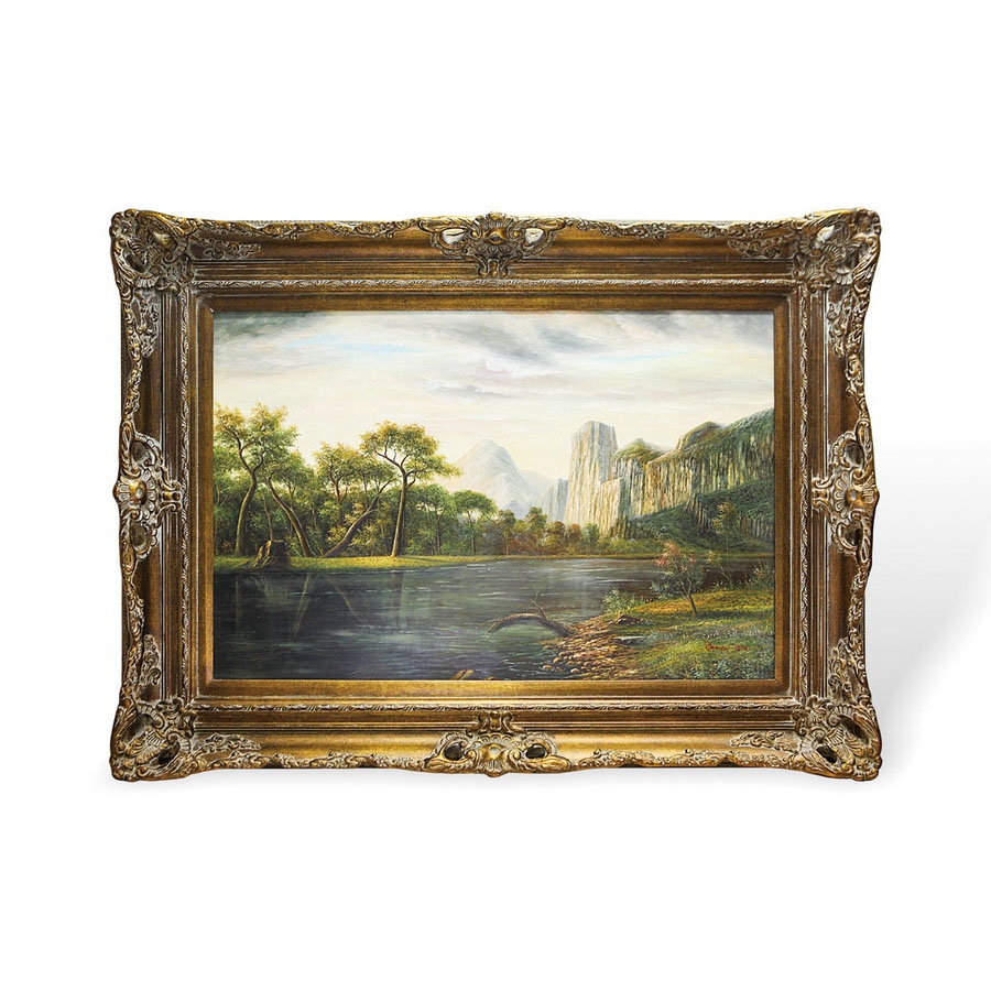 油画作品《森林》