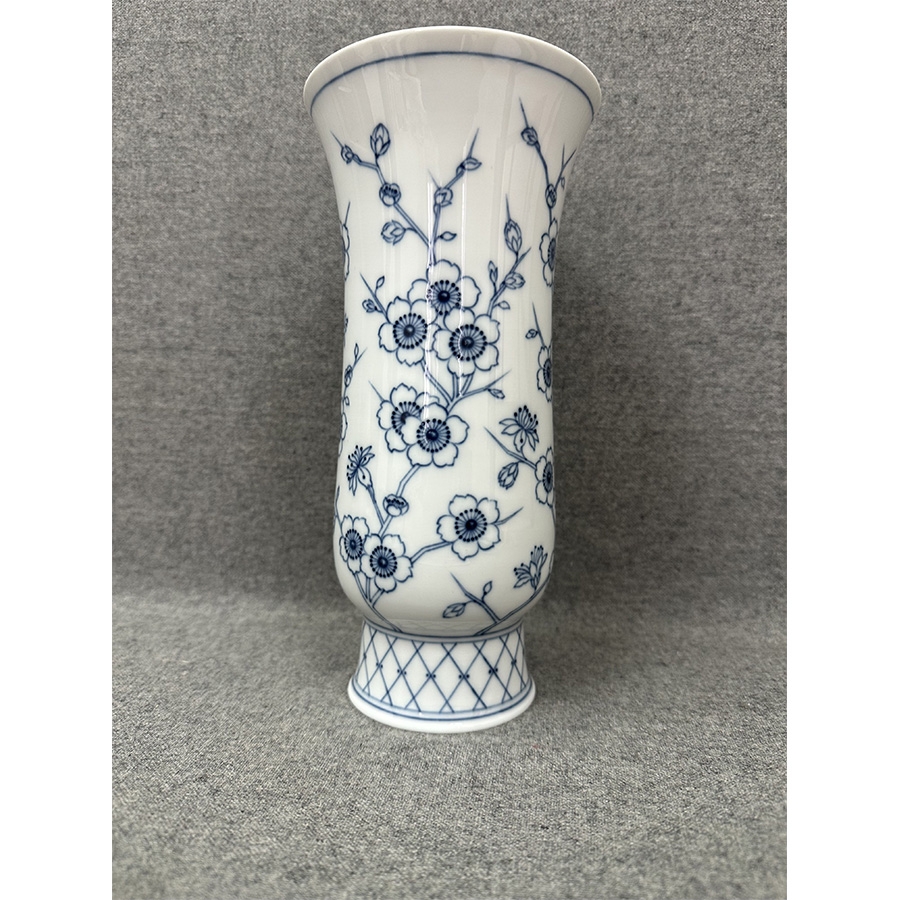 德国梅森手绘青花系列素雅花瓶 一级品