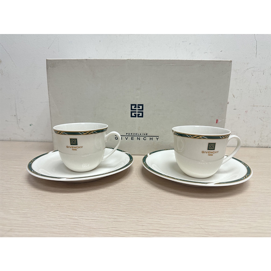 法国品牌GIVENCHY下午茶咖啡杯碟